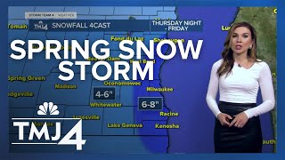 Calm and cloudy before more snow Thursday, Winter Storm Watch issued