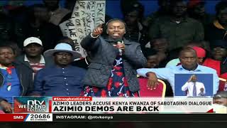 Azimio demos are back, Raila says Tuesday will be mother of all protests