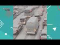 chaos in turkey today snowstorm hits istanbul vehicles skids people trapped