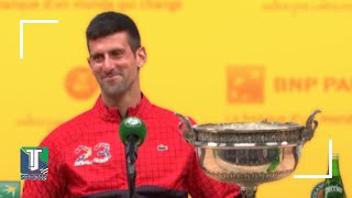 Novak Djokovic WINS the French Open FINAL against Ruud Casper