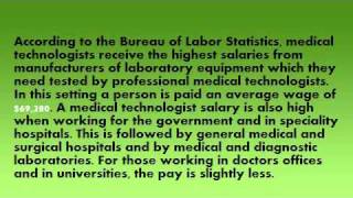 Medical Technologist Salary