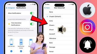 Как изменить звук уведомления Instagram на iPhone (iOS 18)