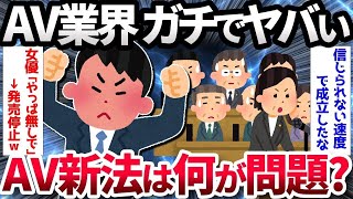 【2ch面白いスレ】【悲報】AV業界、ガチで終わりそう…デビュー作が激減【ゆっくり解説】