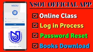 NSOU Official App Login Process 2025 | NSOU APP Live Class, Password Reset, Books Download \u0026 More!