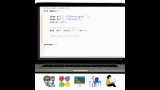 #cprogramming Code to Concatenate two strings without strcat() function #programming #education