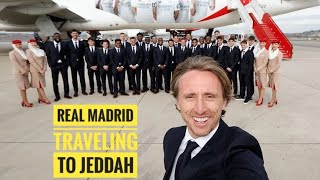 Real Madrid Players Travel 🔥✈️to Jeddah ahead of Spanish super cup semi finals