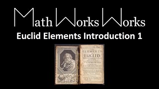 Euclid Elements -- Introduction 1.0