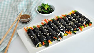 광장시장 마약김밥 만들기 소스 맛있게~꼬마김밥(Little Gimbap/꼬마츄츄)