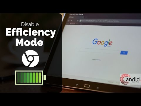 How to Disable Efficiency Mode in Chrome?