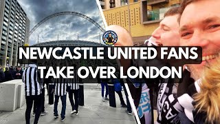 Incredible Newcastle United fans take over London: 4 London locations the Geordies partied!