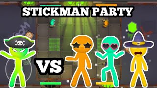 ME VS RANDOM SKIN | STICKMAN PARTY TOURNAMENT MODE | 2 3 4 GAMEPLAY WALKTHROUGH