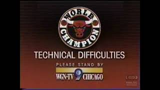 WGN 9 Chicago | Technical Difficulties | Chicago Bulls | 1993