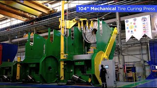 104'' Mechanical Tire Curing Press