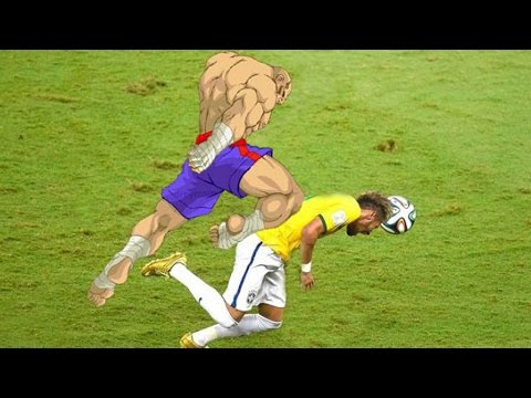 Parodian la lesión de Neymar