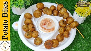 Amazing Crispy Potato Bites Recipe By Tasty Tarka with Sania | Potato Recipes | Aloo Ke Tasty Snacks