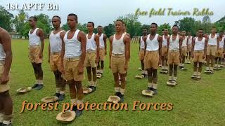 Assam forest protection Forces basic training at 1st APTF Bn.2023