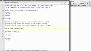 JavaScript - 40. Working with the Math object in JavaScript