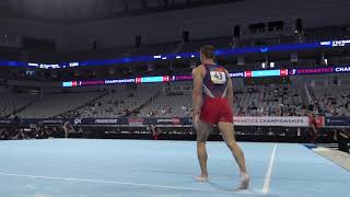 Sam Mikulak - Floor Exercise - 2021 U.S. Gymnastics Championships - Senior Men Day 1