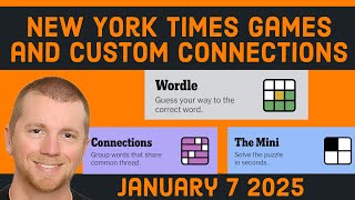 Oranje plays Wordle, Connections, Mini Crossword, Strands and other NYT games for January 7 2024