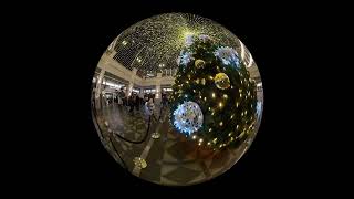 A Big Christmas Tree in The Emaar Mal in Istanbul