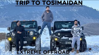 TOSA MAIDAN -BIGGEST MEDOWS IN WHOLE KASHMIR || SNOW DRIVE || THAR TOTAL BREAK-FAIL |EXTREME OFFROAD