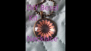 DIY Bezel Kit Necklace