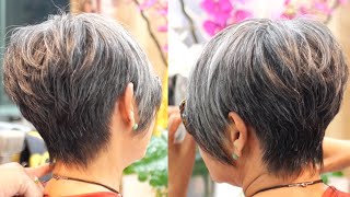 Supper short haircut pixie haircut ตัดผมสั้น ทรงเปิดหู ทวิกกี่ ทุยสูง