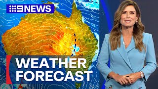 Australia Weather Update: Partly cloudy and chance of showers | 9 News Australia