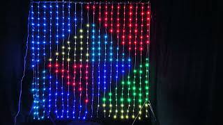 Holidynamics, Inc. 400L point control RGB Curtain Light