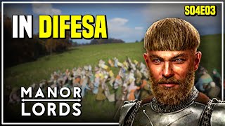 Le prime milizie in difesa della città - Manor Lords | S04E03 - Gameplay [ITA]