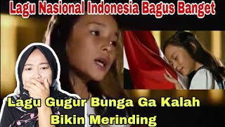 LAGU NASIONAL INDONESIA BAGUS2 YA, LAGU GUGUR BUNGA GA KALAH BIKIN MERINDING‼️MALAYSIAN REACT