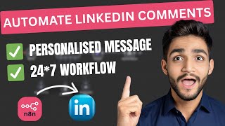 LinkedIn Automation: Never Write Comments Manually Again| n8n Tutorial