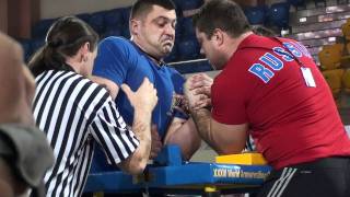 World Armwrestling Championship 2011 - Pushkar vs Patrikeev (Left Hand)