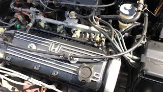 1987 Honda Civic Si - engine running