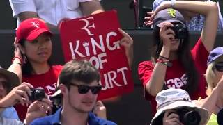 No. 1 Court loves Roger Federer - Wimbledon 2014
