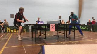 HTTA Closed Men's Final, Richard Whiteley vs Deo Jones, 05/03/2017 - Part 1