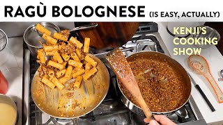 Ragù Bolognese Is Easy Actually  Kenjis Cooking Show