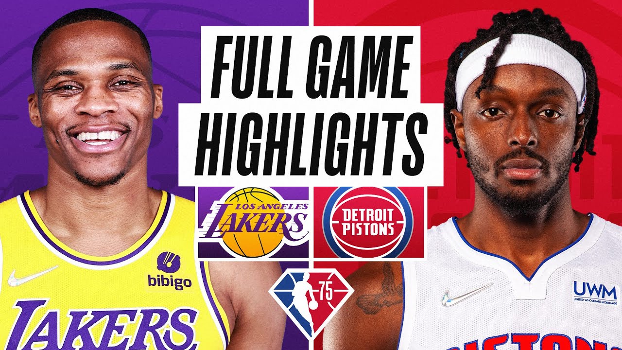 LAKERS At PISTONS | FULL GAME HIGHLIGHTS | November 21, 2021 - YouTube