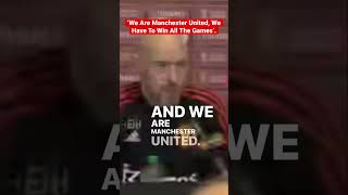 Ten Hag’s Winning Mentality: ‘We are Manchester United’. #shorts #tenhag #manunited