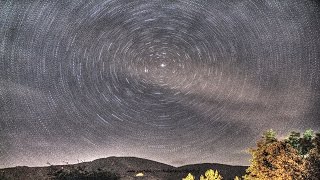 North Star Time Lapse - Perseid Meteor Shower 2016