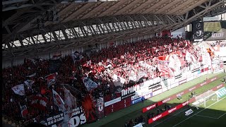 浦和ゴール裏、溜めて溜めて2025シーズン第一声放出「We are REDS!」キックオフ前の雰囲気 2025年2月15日(土) J1 ヴィッセル神戸 vs 浦和レッズ @ ノエビアスタジアム神戸