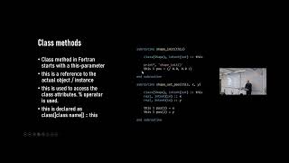 Lecture 1, part 1: Object-oriented programming in Fortran