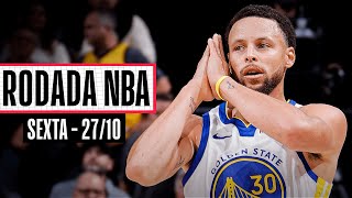 Stephen Curry é DECISIVO na vitória dos Warriors! - Rodada NBA 27/10