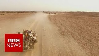 Agadez: Where desert journey from Africa to Europe begins - BBC News
