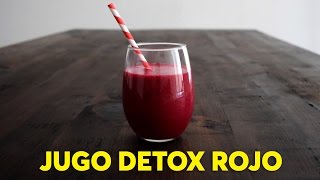 Jugo rojo detox #Chilantojos