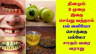 பல் வலி இனி வாழ்நாளில் வரவே வராது | சுனந்தினீ