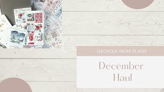 December Haul | Sticker kits \u0026 a new planner!