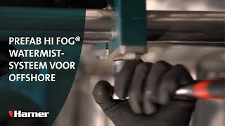 Prefab Hi Fog® watermistsysteem voor offshore gebruik