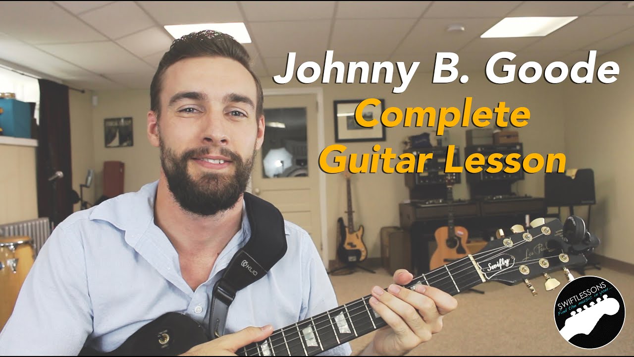 Chuck Berry "Johnny B. Goode" Complete Guitar Lesson - YouTube