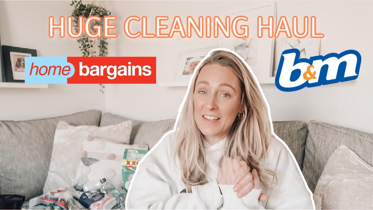 HUGE CLEANING HAUL | HOME BARGAINS HAUL | B&M HAUL | Emma Nightingale ...